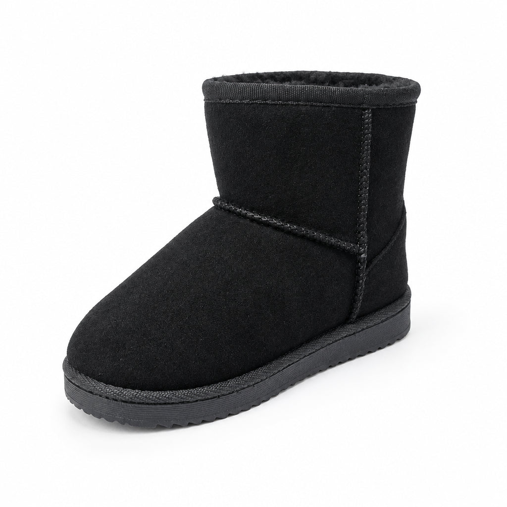 Stivaletto nero con pelo interno caldo | Bimbi Love
