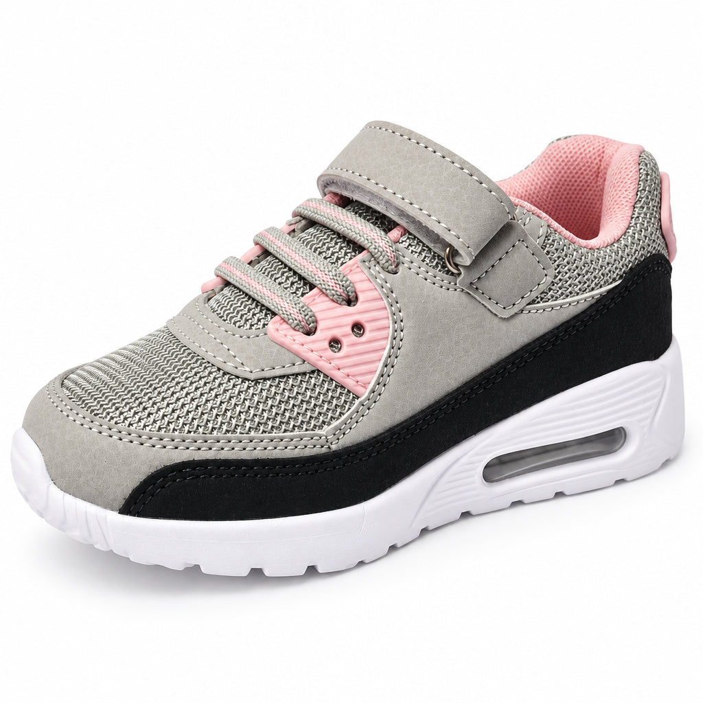 Sneakers bambina grigio e rosa sport | Bimbi Love