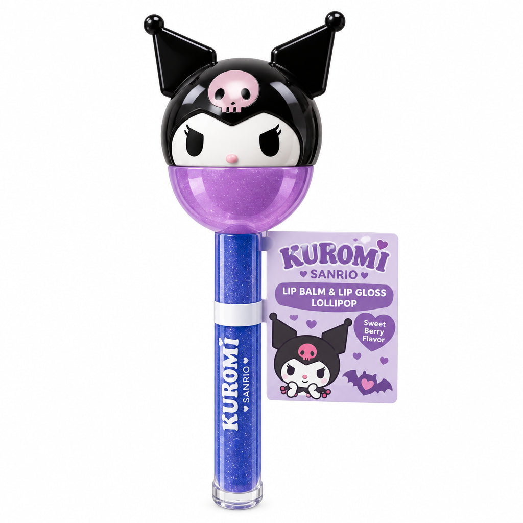 Balsamo labbra e lucidalabbra lollipop Kuromi | Bimbi Love