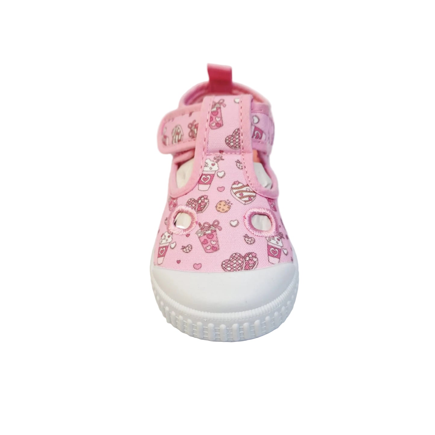 GDO – Sandalo Bambina in Tela Rosa