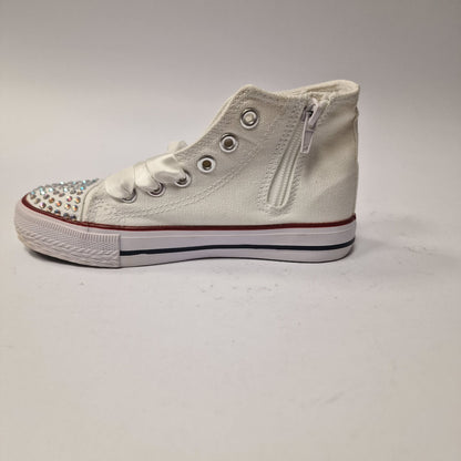 Sneakers White brillantini