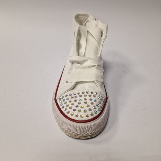 Sneakers White brillantini