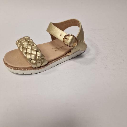 Bubble Kids Sandaletto effetto Lucido Oro