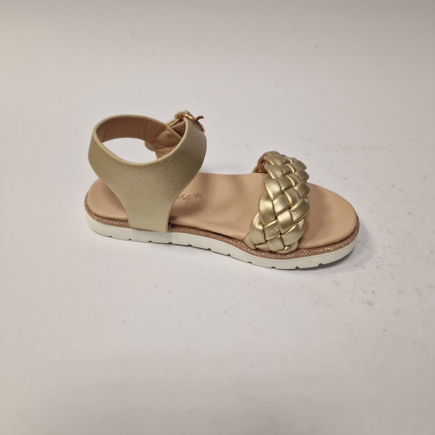 Bubble Kids Sandaletto effetto Lucido Oro