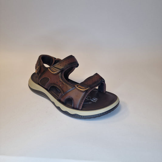 L.S.J Shoes - Sandalo Brown Uomo