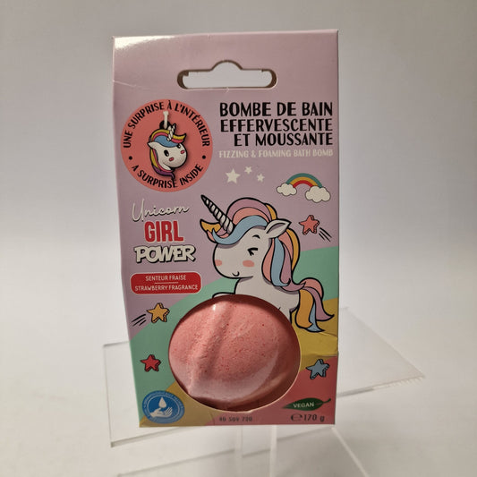 Unicorn Girl Power - Bomba bagno schiumosa + sorpresa