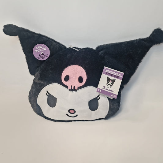 Kuromi - Borsa dell' acqua calda peluche 3 in  uno