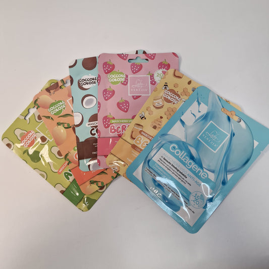 Lady Venezia - Set 6 maschere viso