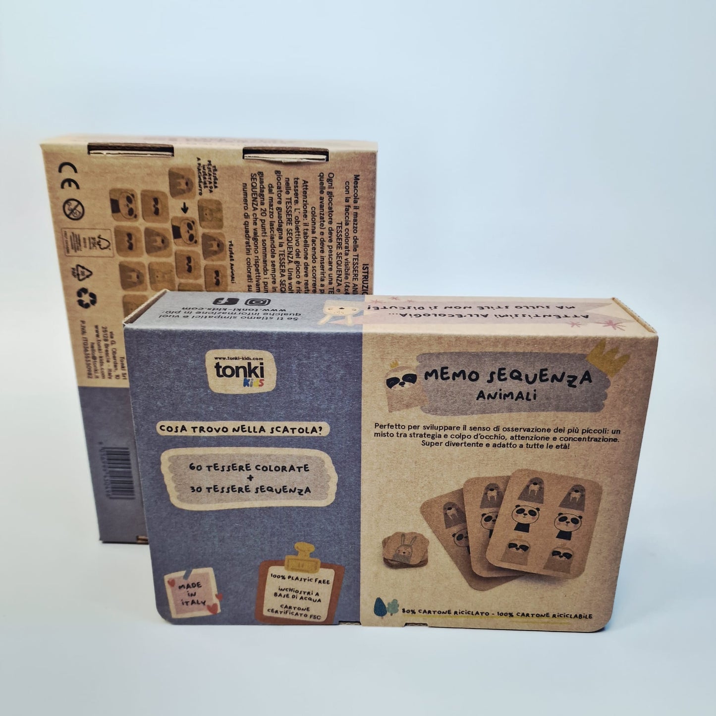 Tonki Kids- Memo Sequenza Animali