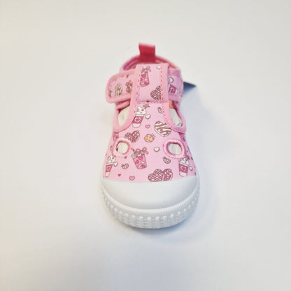 GDO - Sandalo in Tela Pink