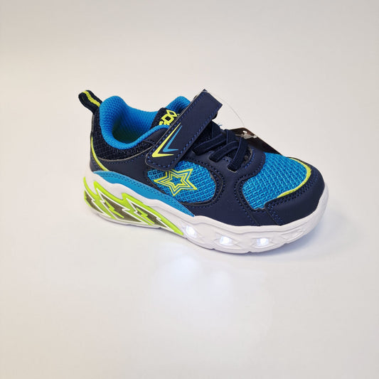 GDO - Sneakers azzurre con luci