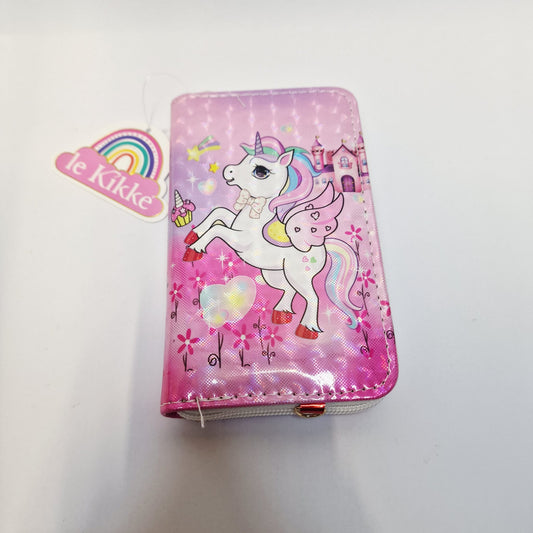 Le Kikke – Portafoglio Tracolla Bambina Unicorno