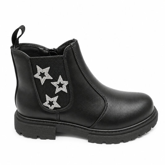 Asso - Stivaletto Black Silver